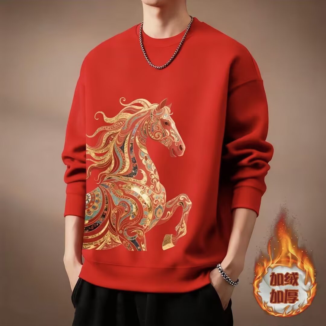 红色加绒